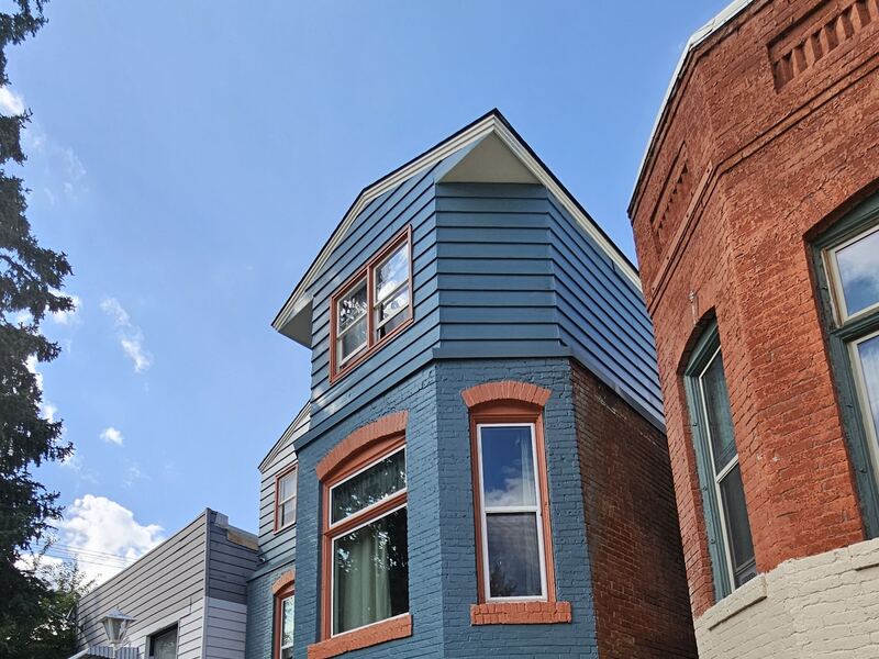 Restored Victorian siding